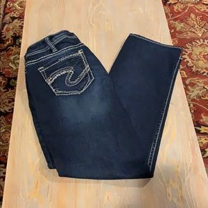 Silver jeans Suki Mid Straight size 14 L 32